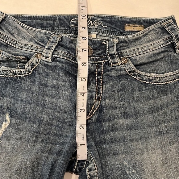 Silver Jeans Suki Surplus Capri Mid Rise Size 26 - Picture 5 of 16